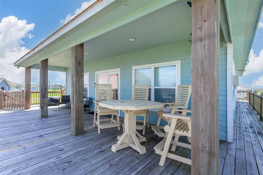 Covered patio as well as deck for sunning!