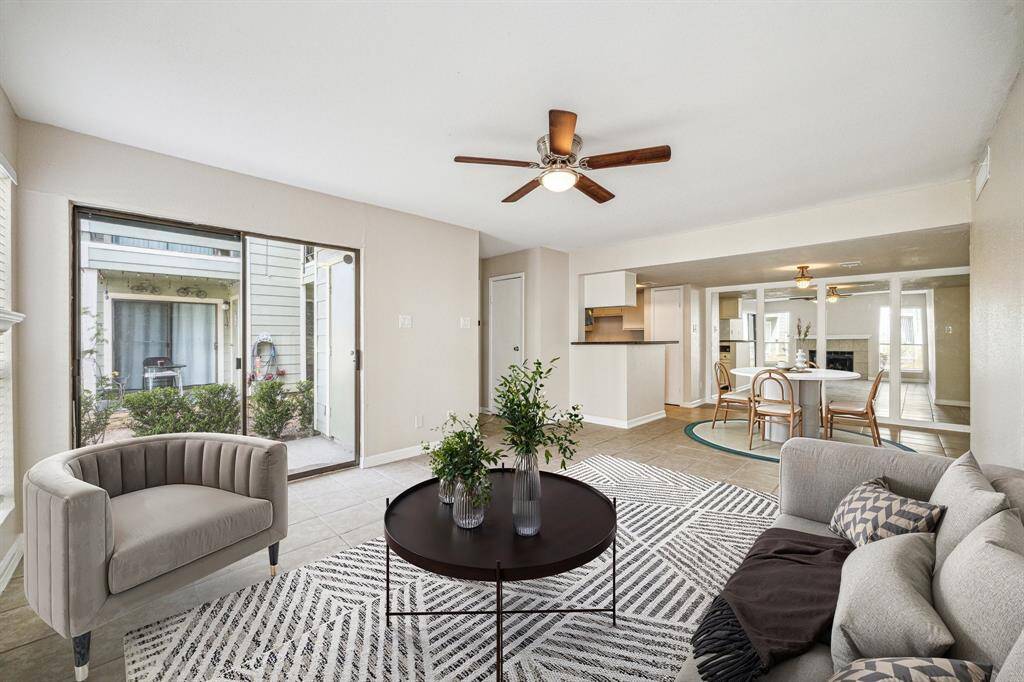 Virtually Staged Living Area