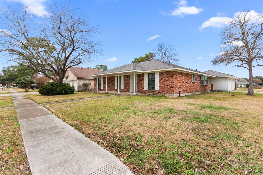 Located on corner lot with 3 car garage.