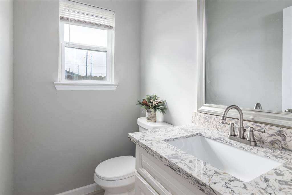 1/2 BATH FIRST FLOOR