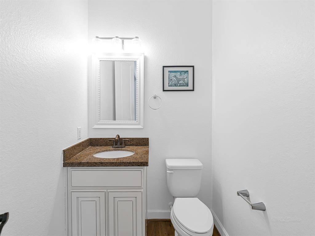 Downstairs powder room