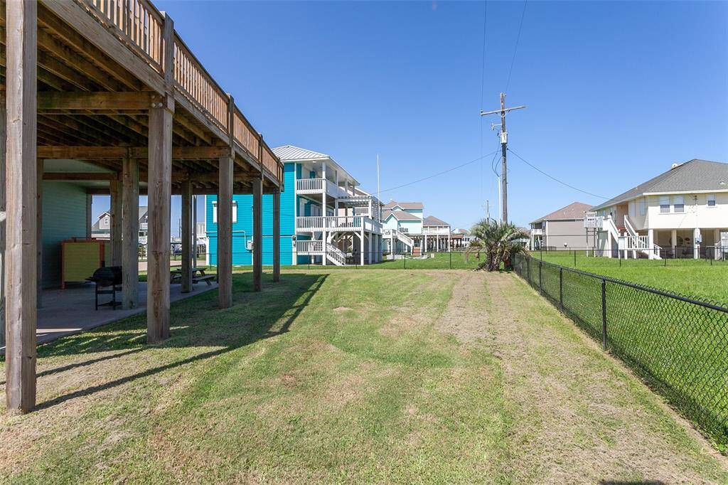 Fully fenced yard.