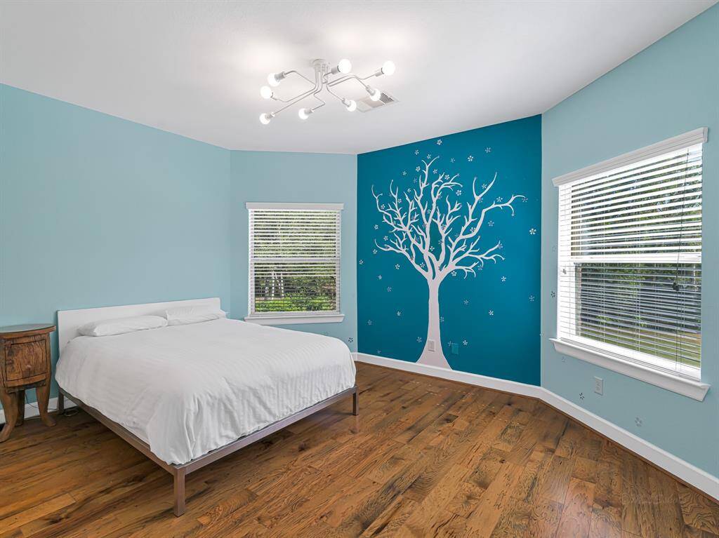 Custom professionally painted upstairs bedroom