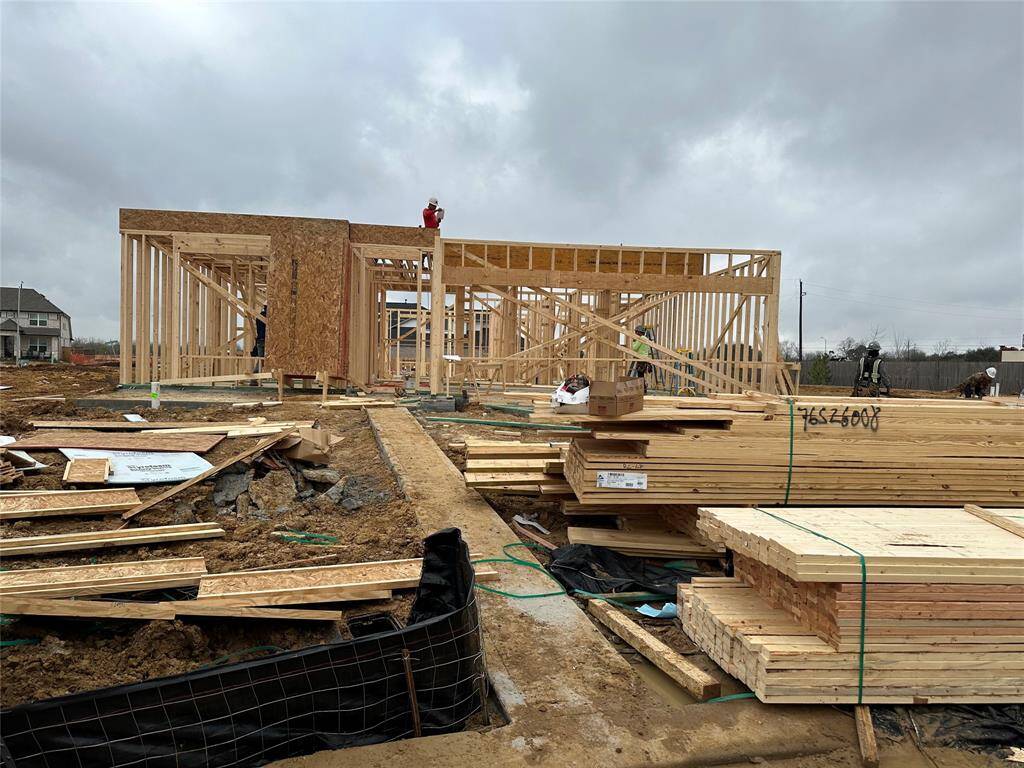 Actual progress of your home.