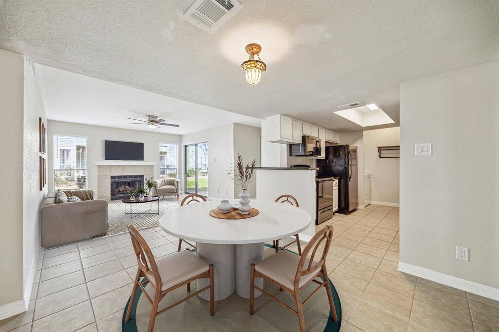 Virtually Staged Dining Area
