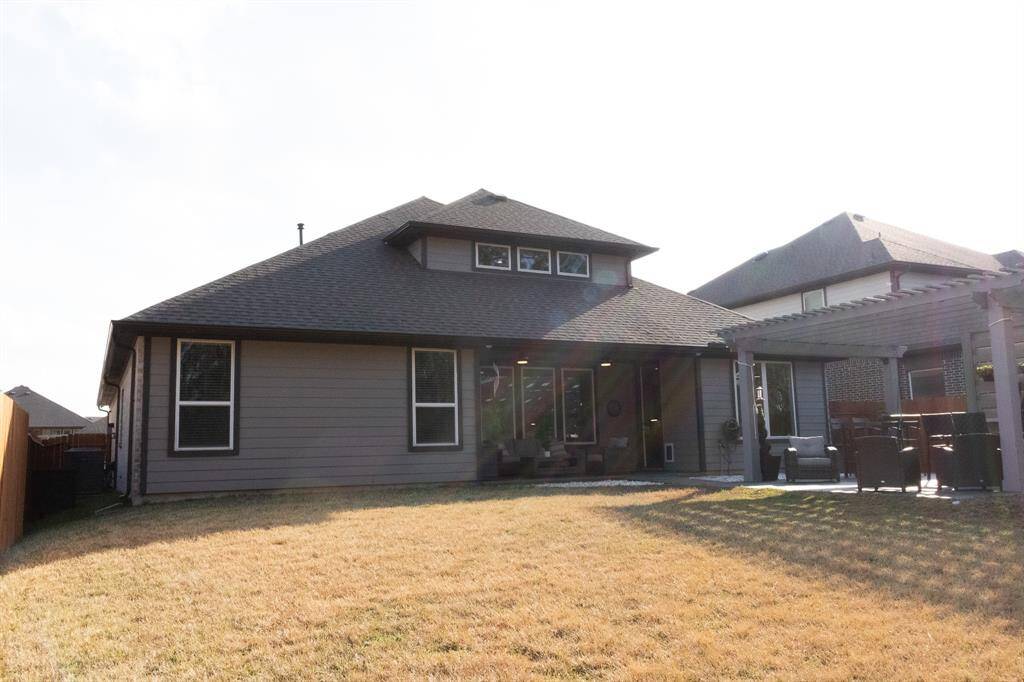 Back view of the house