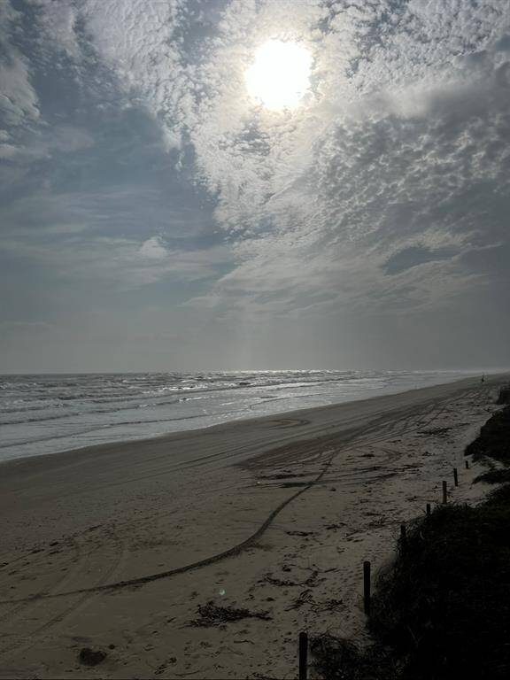 Neighborhood private beach on Bolivar Island