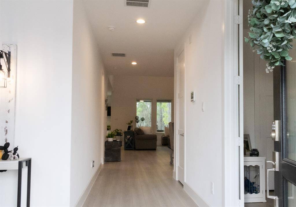 Hallway to living room