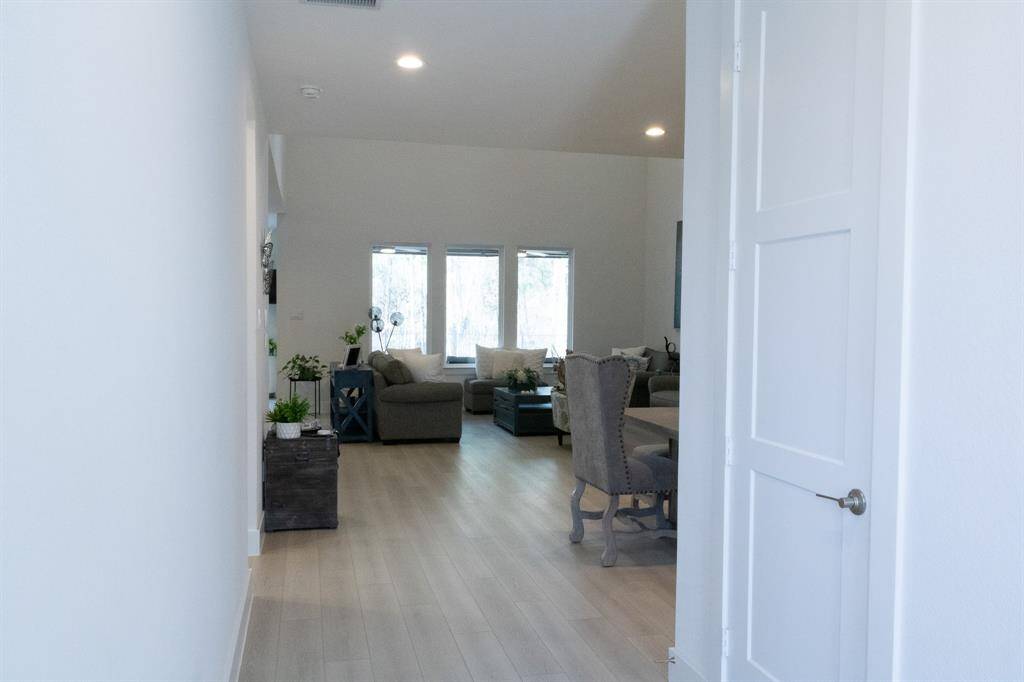 Hallway to living room