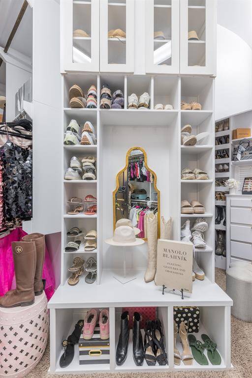 Shoe display area