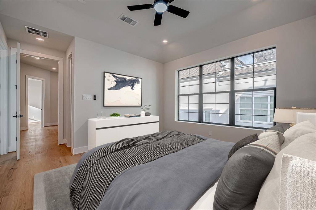Secondary bedroom on the third floor.