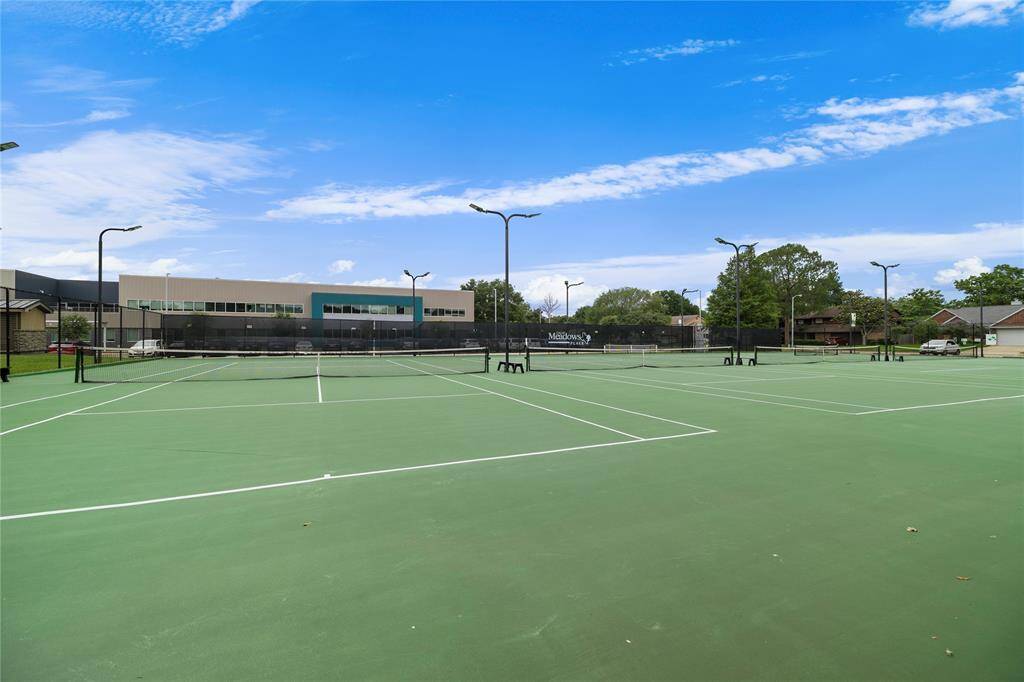 Meadows Place tennis and pickleball courts.