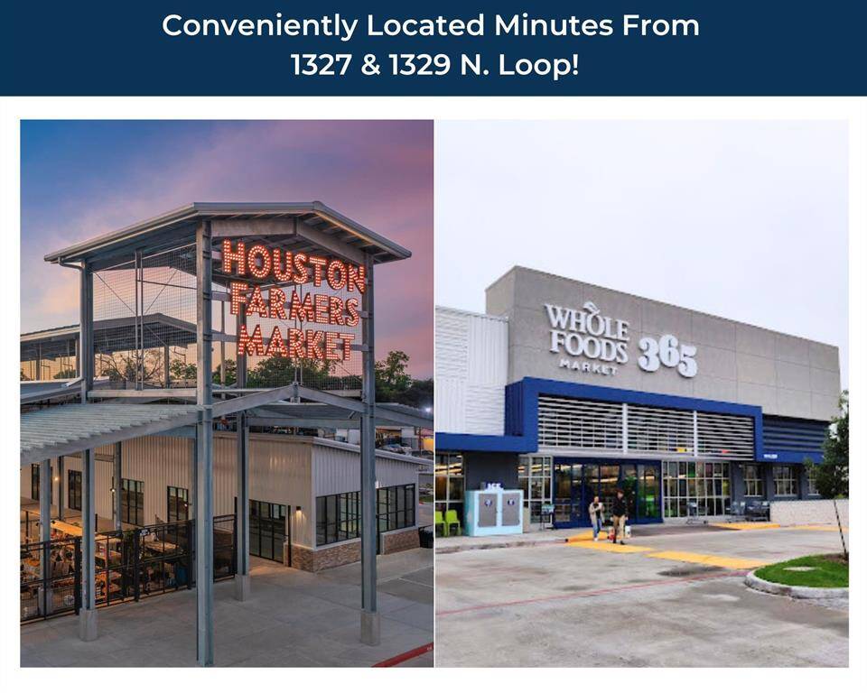 The Farmers Market and Whole Foods are just minutes away with increasing demand for more retail services for the growing community!