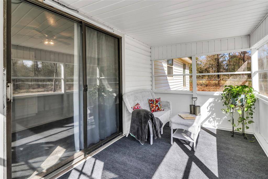 Enjoy stunning views from this inviting back porch.