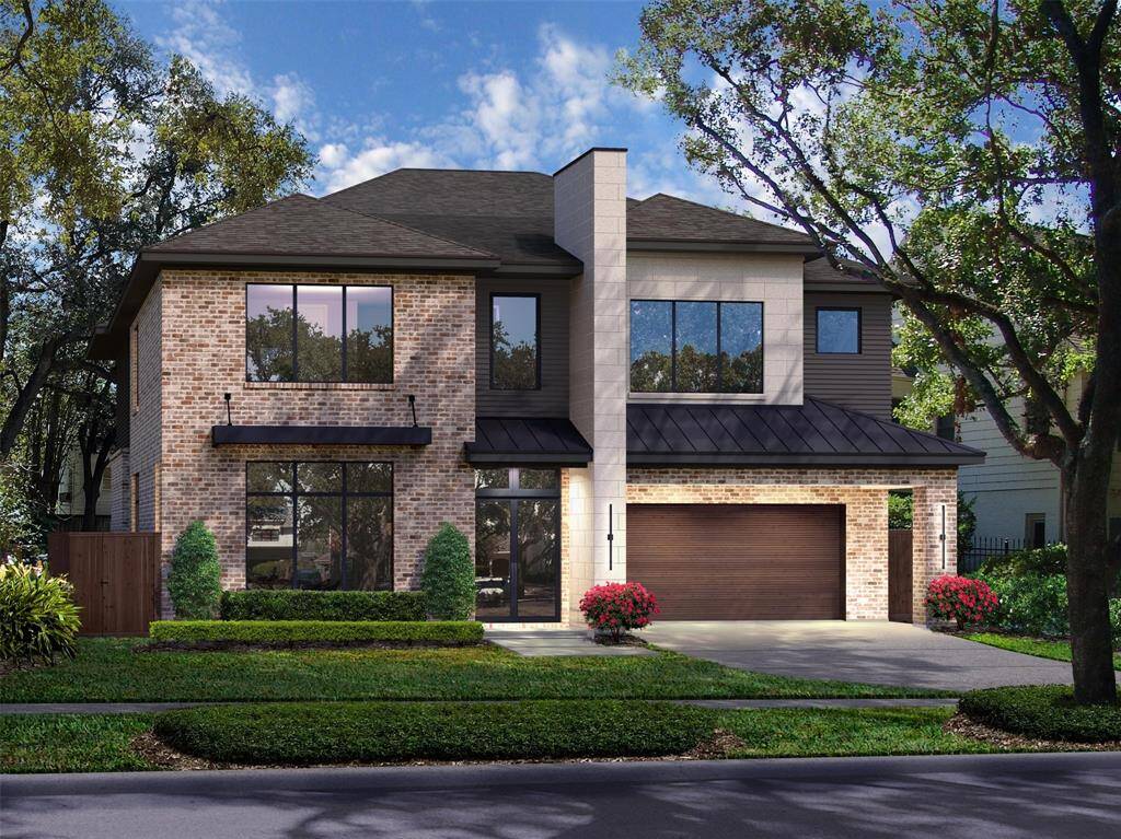 Stunning new offering from Croix Custom Homes in Rice/Museum District. This Soft Contemporary home has everything you need! An over-sized 7200 sq. ft. lot (Per HCAD), on a tree lined street with a floor plan that is made for formal entertaining and casual family living. Queen Brick Exterior, James Hardie Siding, Double Iron Front Doors with transoms, Epoxy Treated Floor, Wood Clad Garage Door, Electric Lanterns and More.... Estimated Completion August of 2025. Still time to make selections.