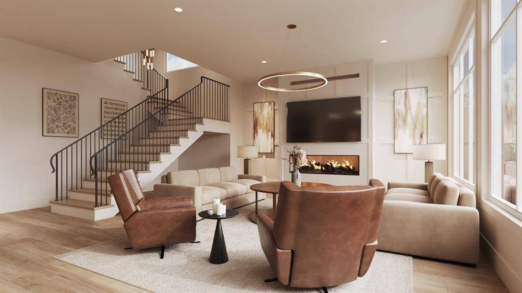 Large Formal Dining Room with a Wine Room.