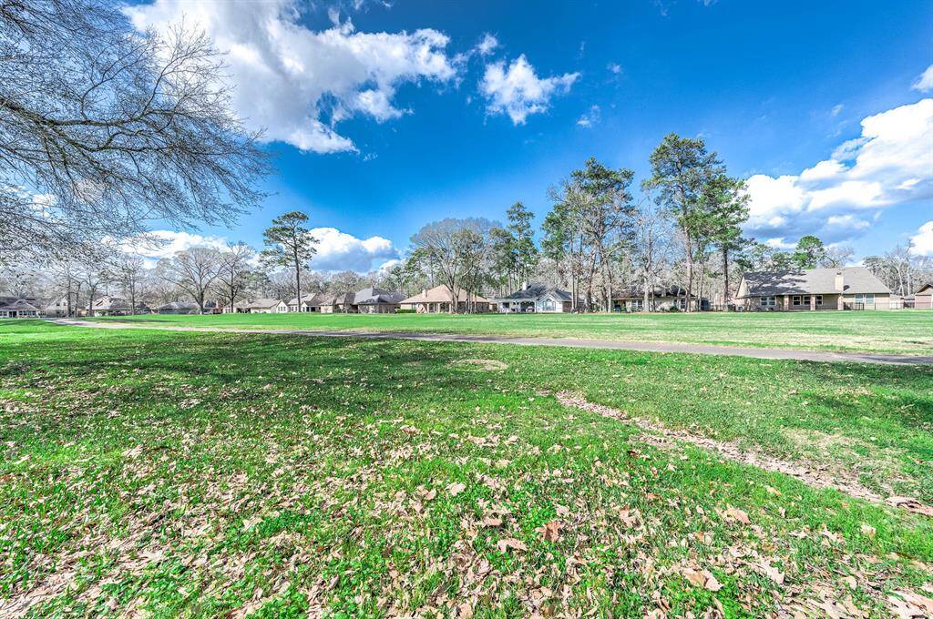 Golf course view from back yard