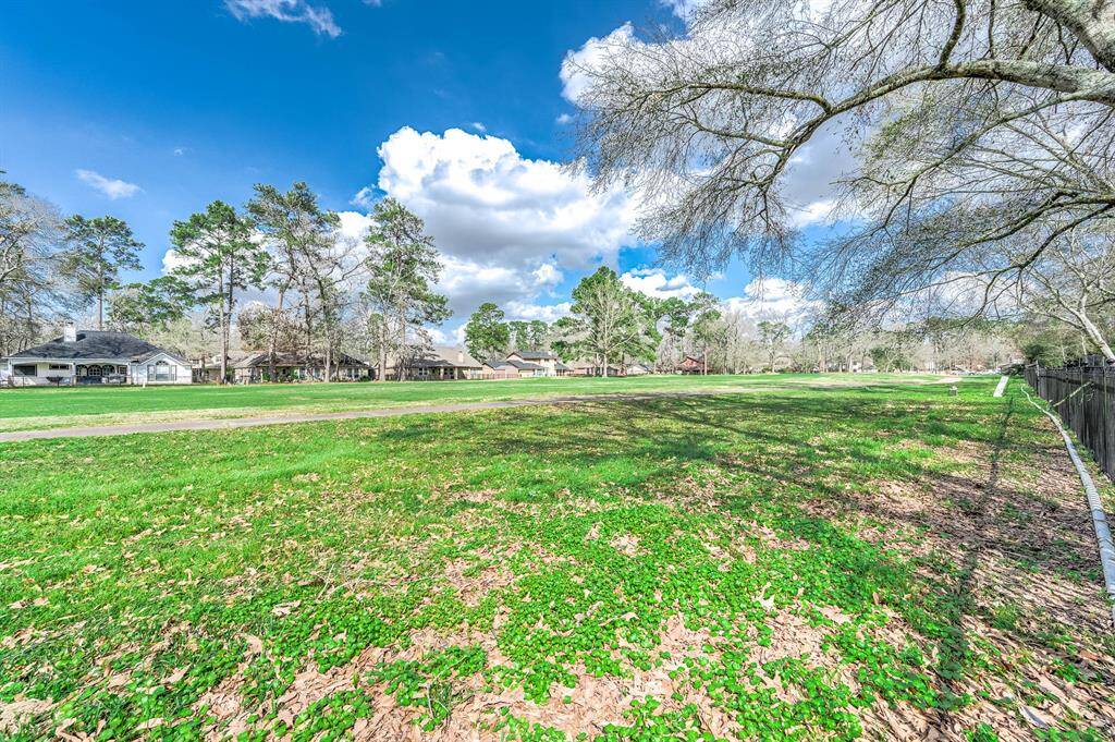 Golf course view from back yard