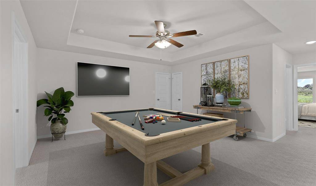 Versatile activity room upstairs (*Photo not of actual home and used for illustration purposes only.)