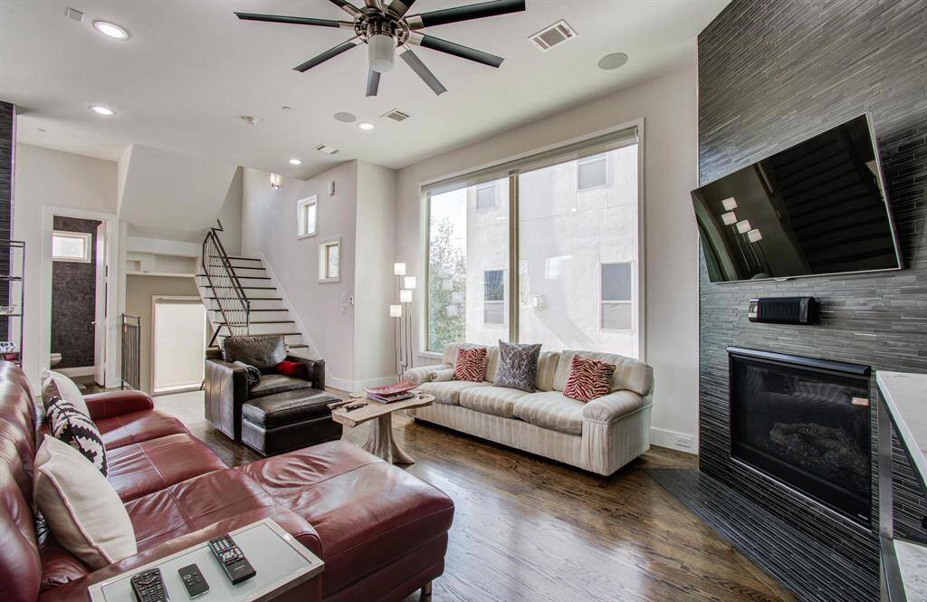 Modern fixures, large windows and a 1/2 bath are just a few great features of this stunning Midtown home.