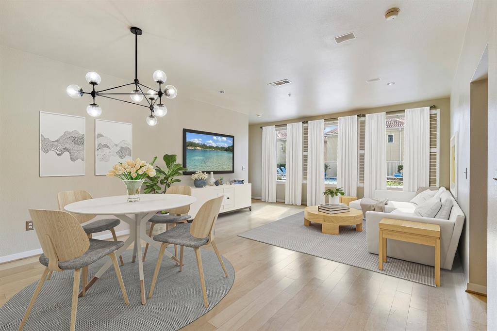 Dining/Living Room **Virtually Staged**