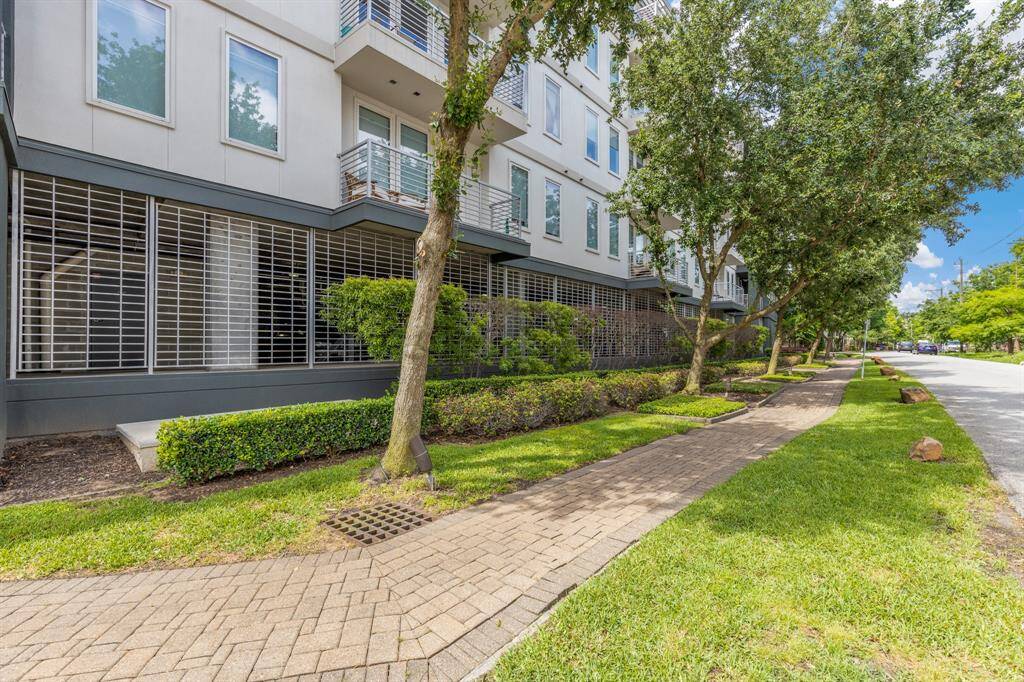 Sidewalk of building
