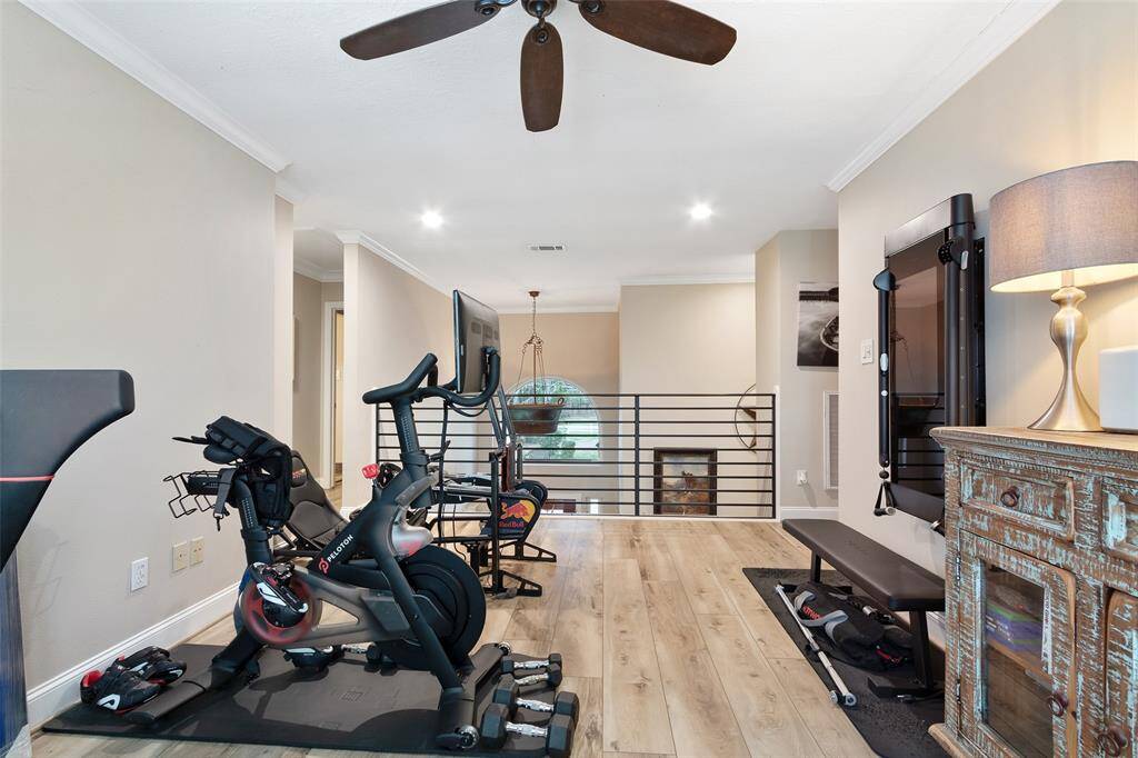 This upstairs room is also very versatile. Use it as a game room, upstairs living room, kids play room, or whatever your family needs are.
