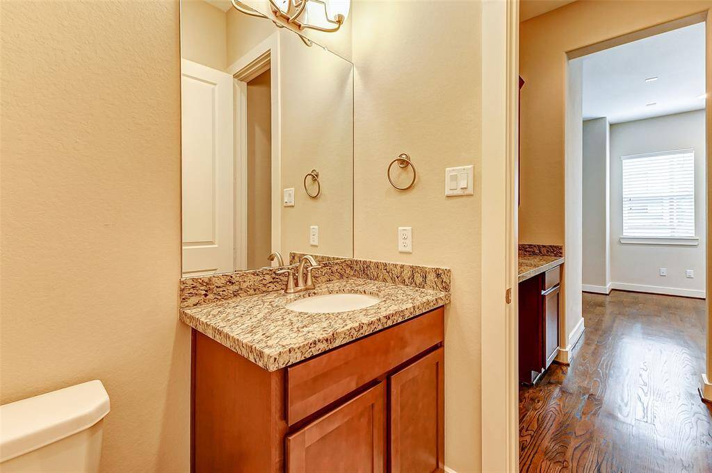 Half bath on main floor
