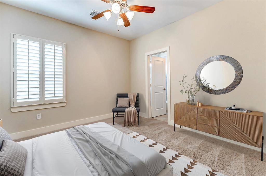 3rd bedroom at top of stairs   Virtually staged