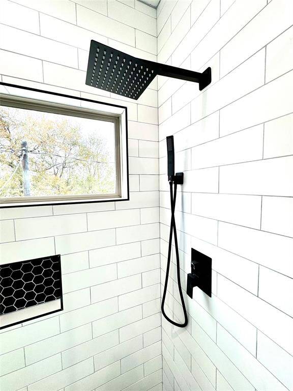 Rainfall shower head.