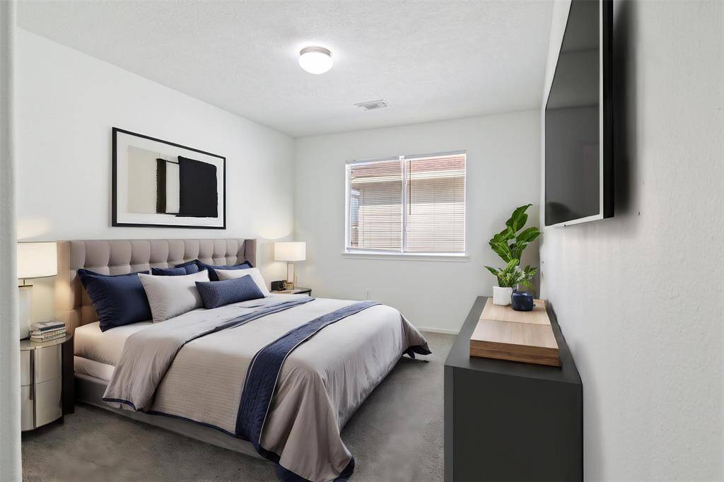 Secondary Bedroom staged