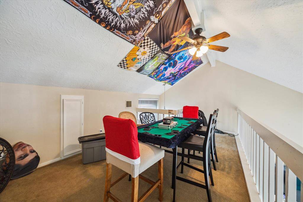 LOFT STYLE GAMEROOM OR OFFICE.