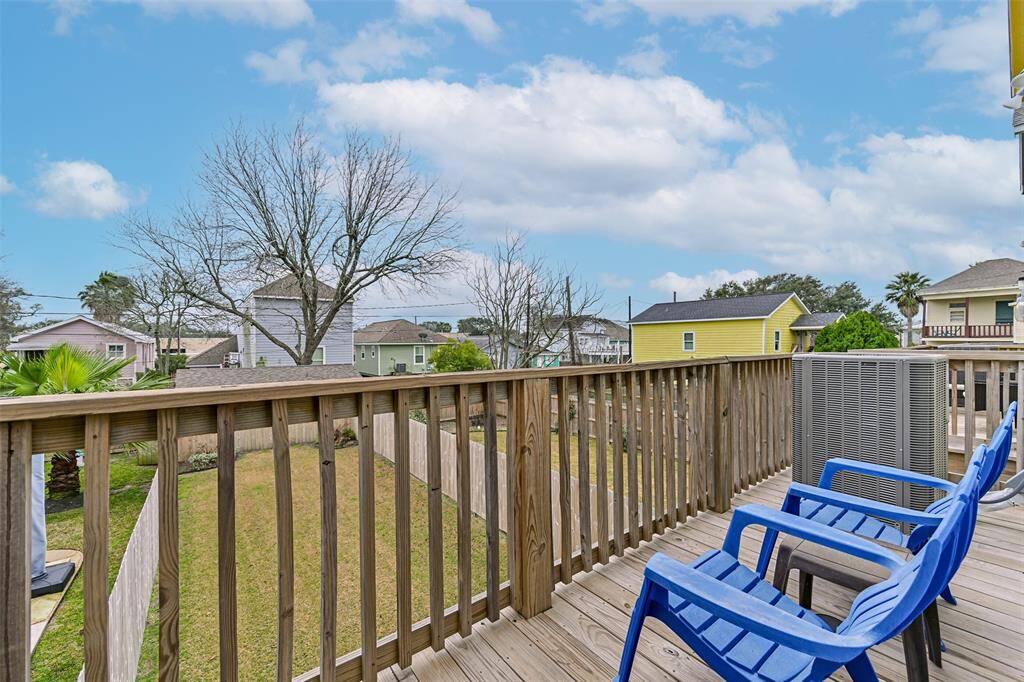 Spacious rear deck perfect for enjoying outdoor relaxation and entertaining.