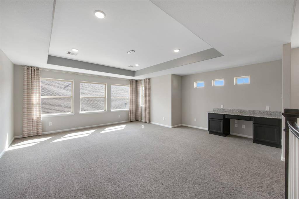 This is a multi functional room.  It is a place you could use to work~study~read~play pool~or perhaps board games....or simply be a second den.