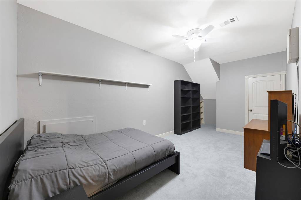 The extra room, cleverly concealed behind the bookcase, offers a sense of mystery and surprise. Its hidden nature adds an air of intrigue, doubling as both functional storage and a secret passageway. The room could be used for anything from a private office or reading nook to a discreet space for stashing away personal items. The smooth, seamless integration of the bookcase ensures that the hidden door remains unnoticed to anyone who isn't aware of its secret mechanism.