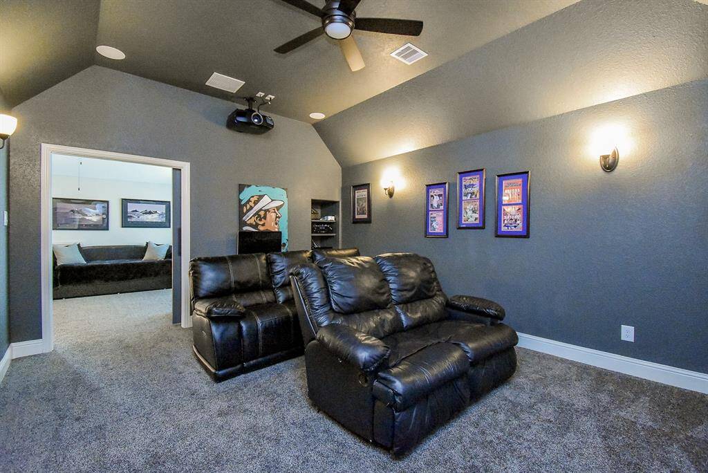 Another view of the media room