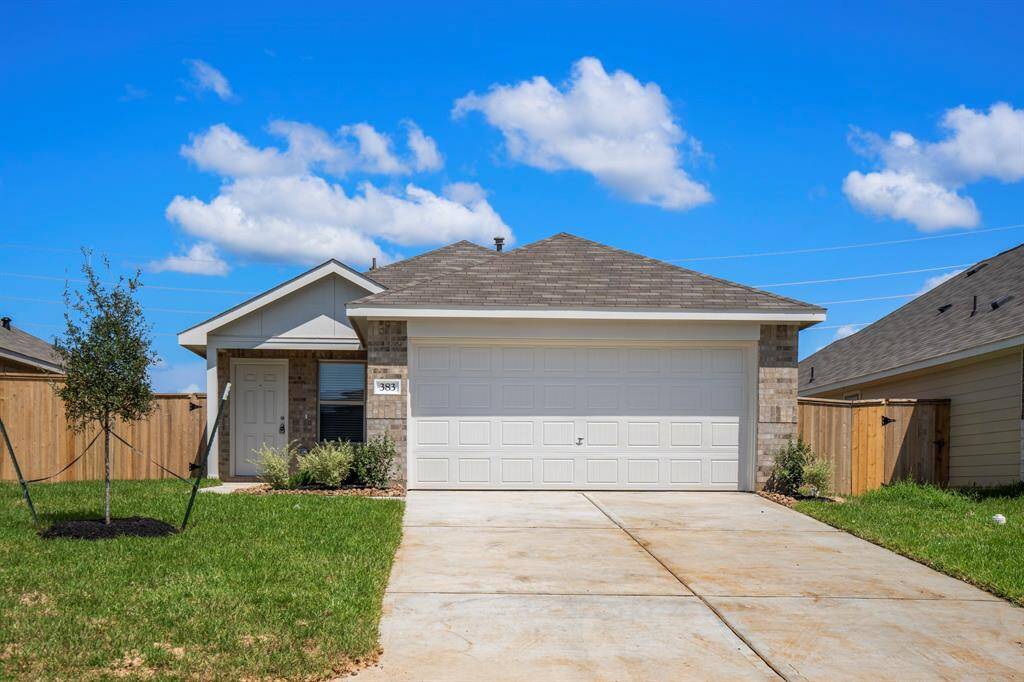 Grear front elevation with front porch.