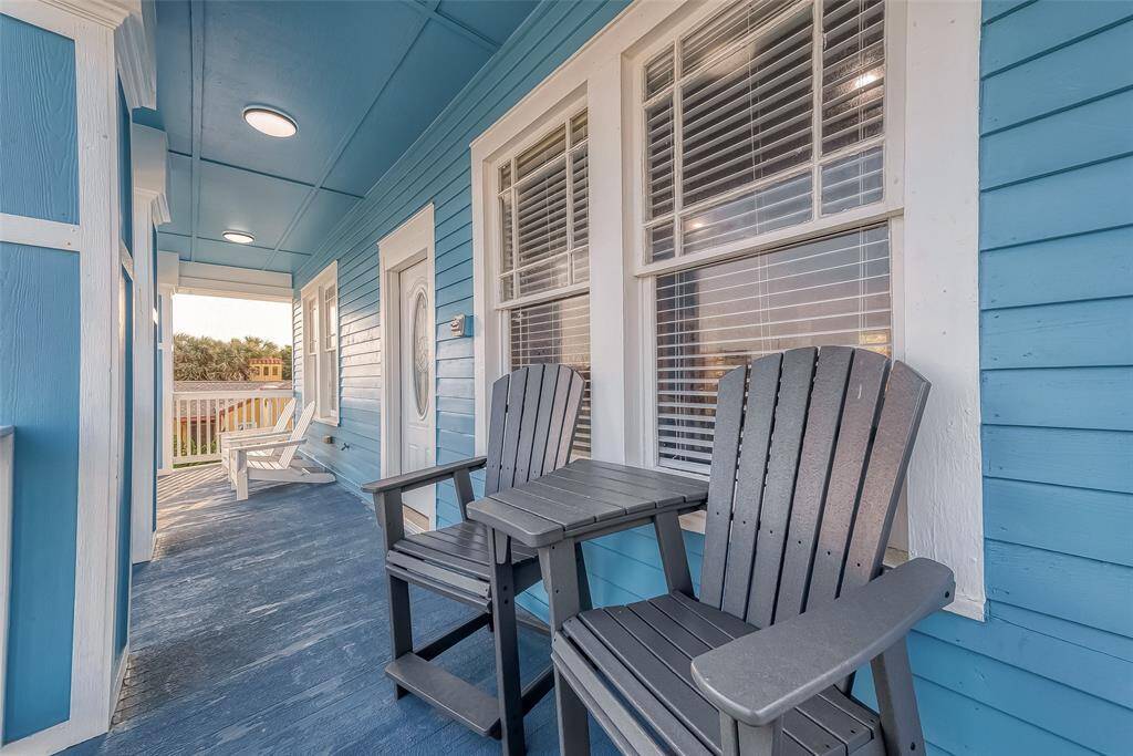 Second floor balcony with water views and the ocean breeze