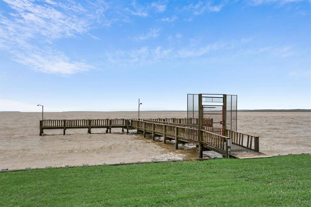 Community dock on Lake Livingston