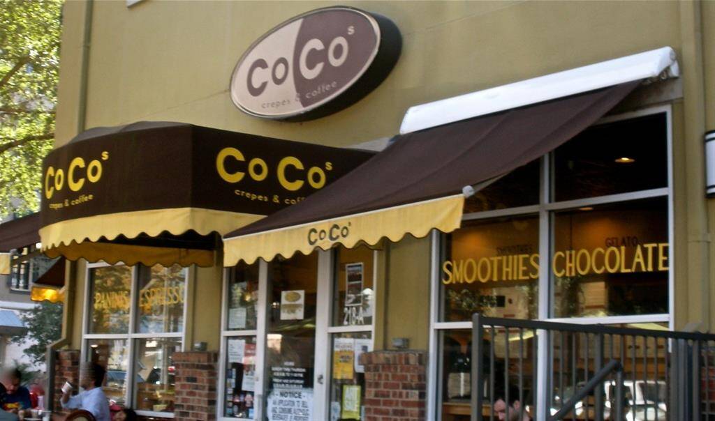 The original Coco's crepes is a go to for Mid-towner's for a cup of coffee, crepes, and yummy desserts.