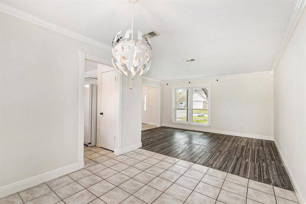 Formal dining room off the kitchen.