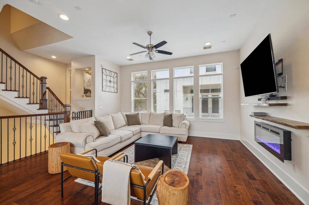 Spacious Living Room allows you to configure your furniture however you'd like!