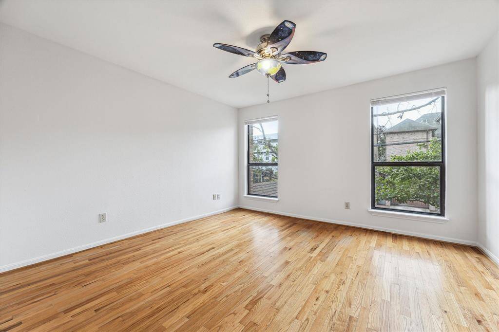 Two bedrooms upstairs each with en-suite bathrooms and windows for natural light to fill the rooms
