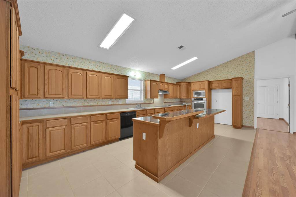 Tons of storage in the massive kitchen