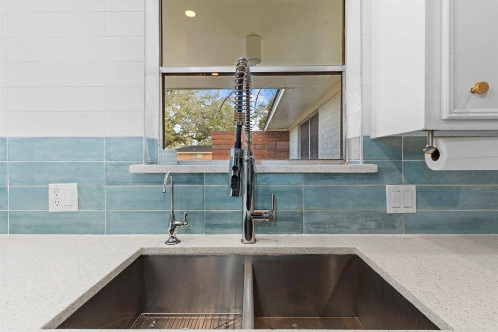 Kohler fixtures in kitchen