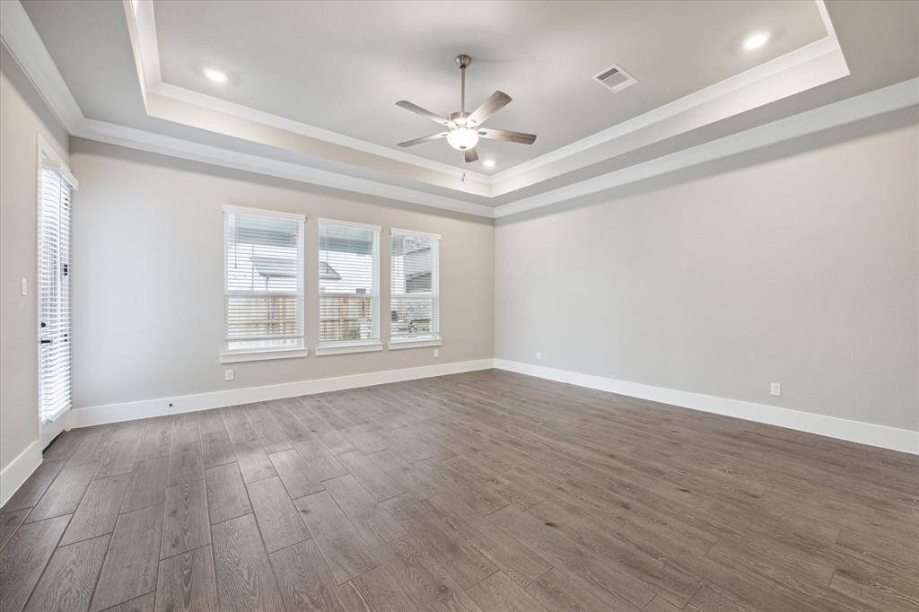 Virtually staged* Large Breakfast Room has access to the Covered Patio.