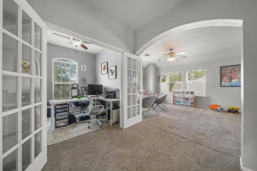 Upstairs private office