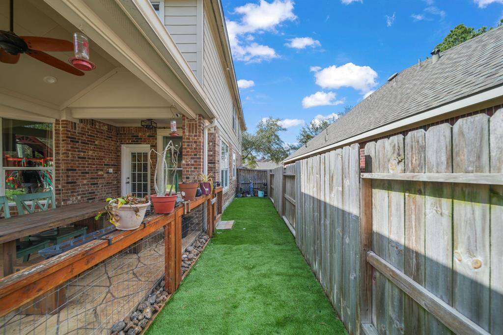 dog run with turf