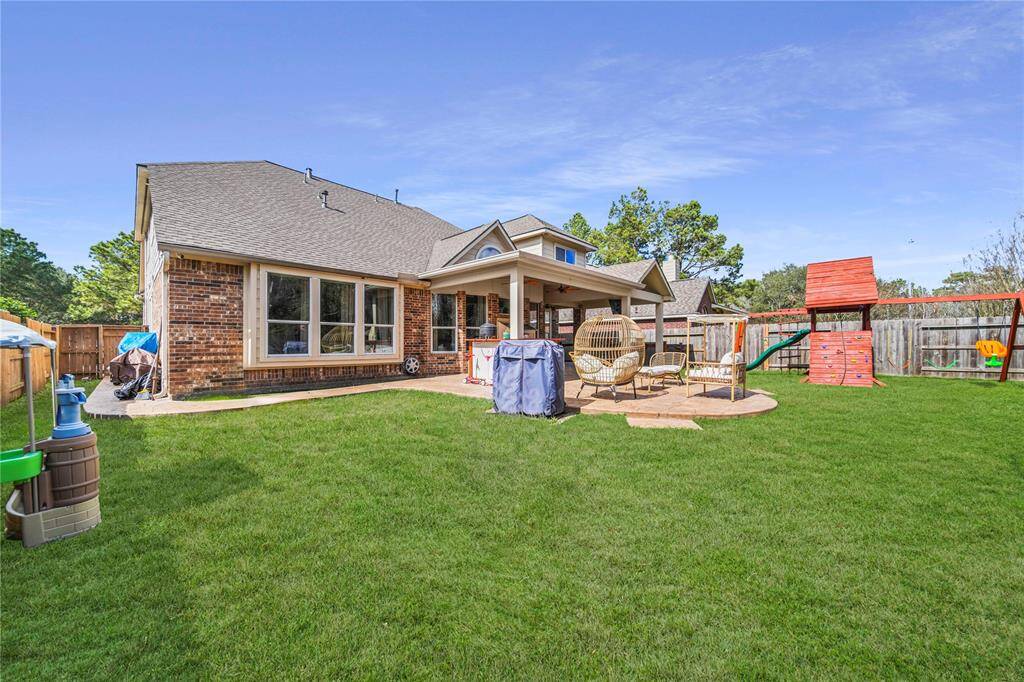 expansive back yard
