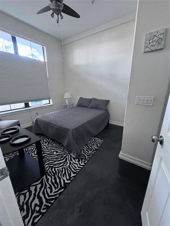 Staged bedroom
